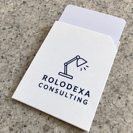 Custom Business Card Sleeves
