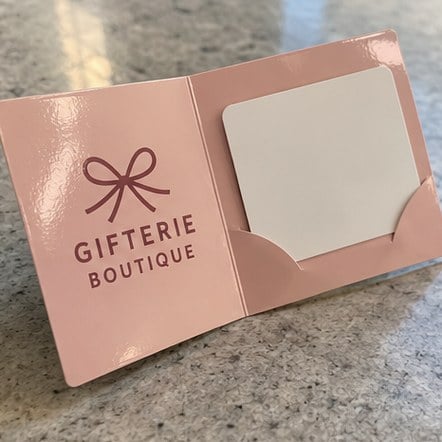Custom Gift Card Sleeves and Holders