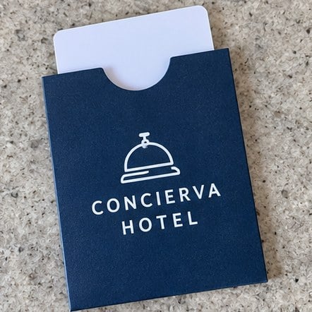 Custom Hotel Key Card Sleeves